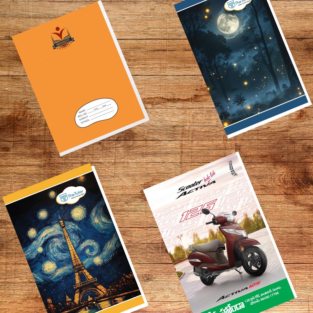 Customised Notebooks for brands by Sree Srinivasa & Co south india