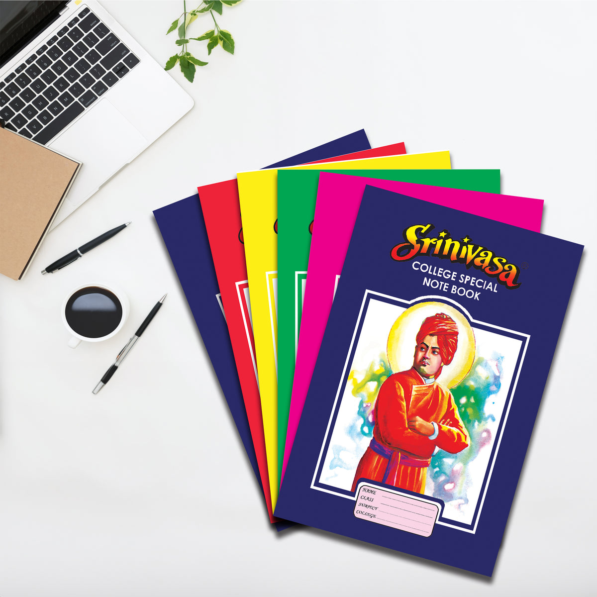 Indian Note Books Vivekananda Long Notebook 80 Pages – Srinivasa