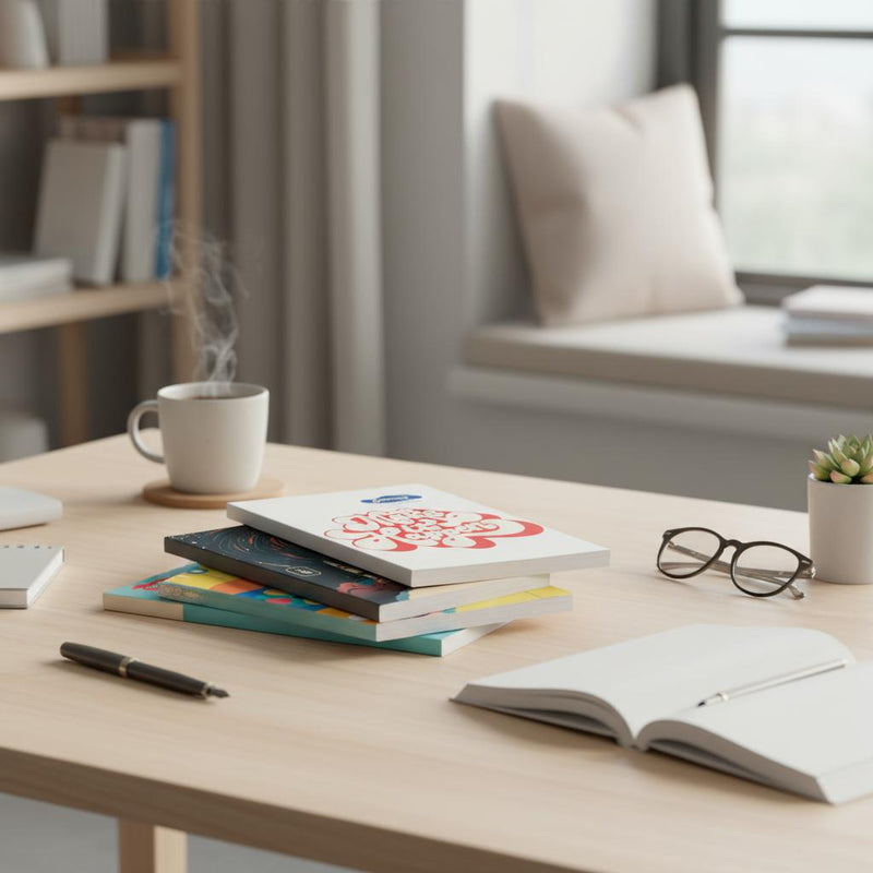 Pack of Srinivasa Hi Tech Long Notebooks by Sree Srinivasa & Co top manufacturer and wholesaler south india