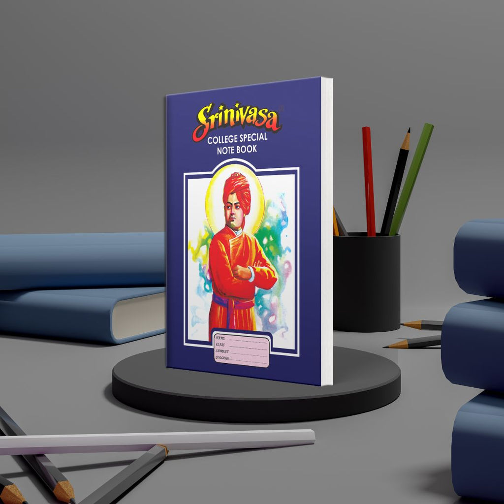 Srinivasa Long Notebook 200 Pages South India Wholesale Pack