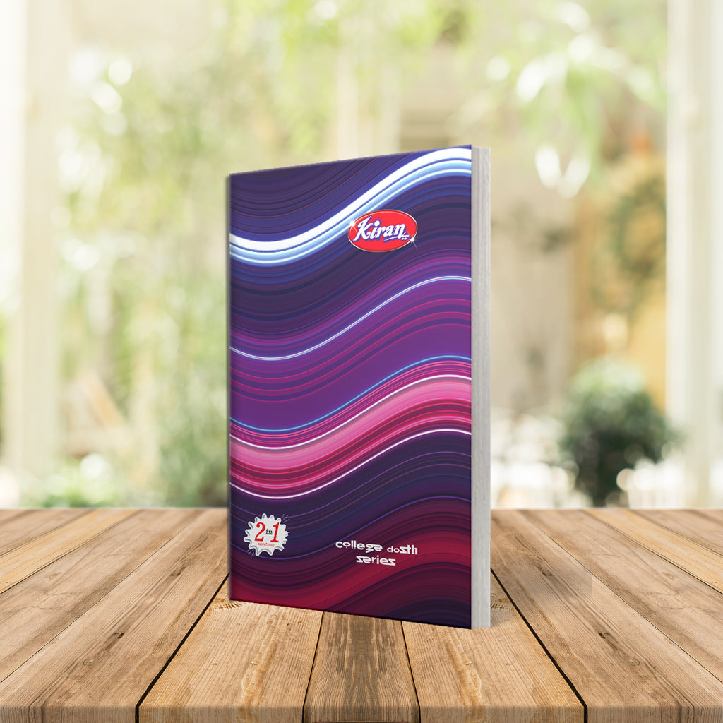 kiran rough book by srinivasa on a desk