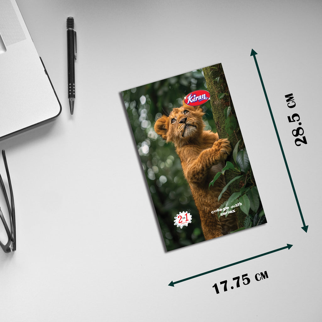 dimensions of Kiran rough notebook by sree srinivasa and co alias srinivasa notebooks