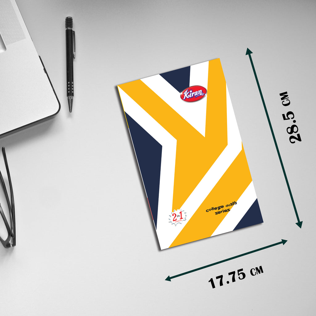 dimensions of Kiran rough notebook by sree srinivasa and co alias srinivasa notebooks another design