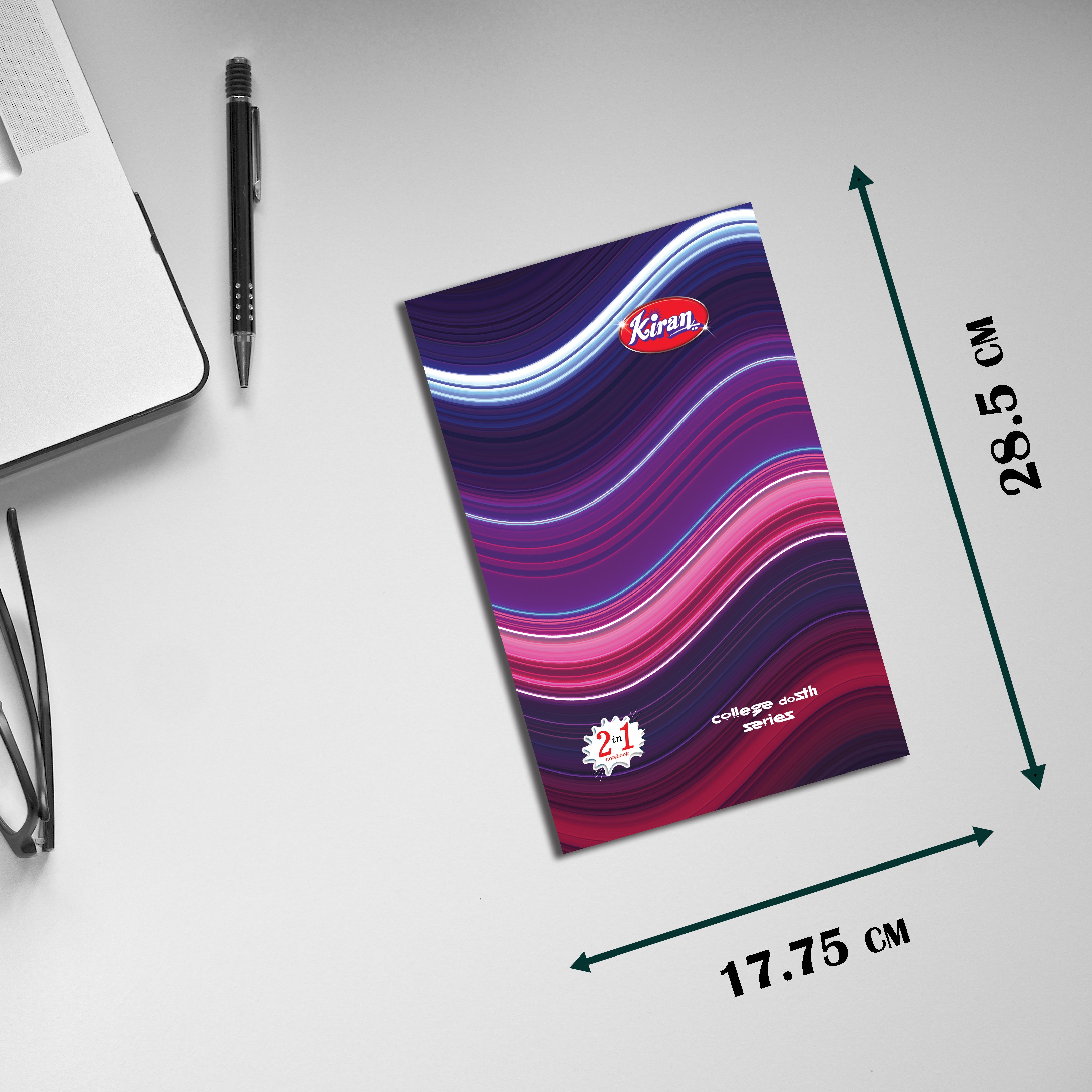 dimensions of Kiran rough notebook by sree srinivasa and co alias srinivasa notebooks