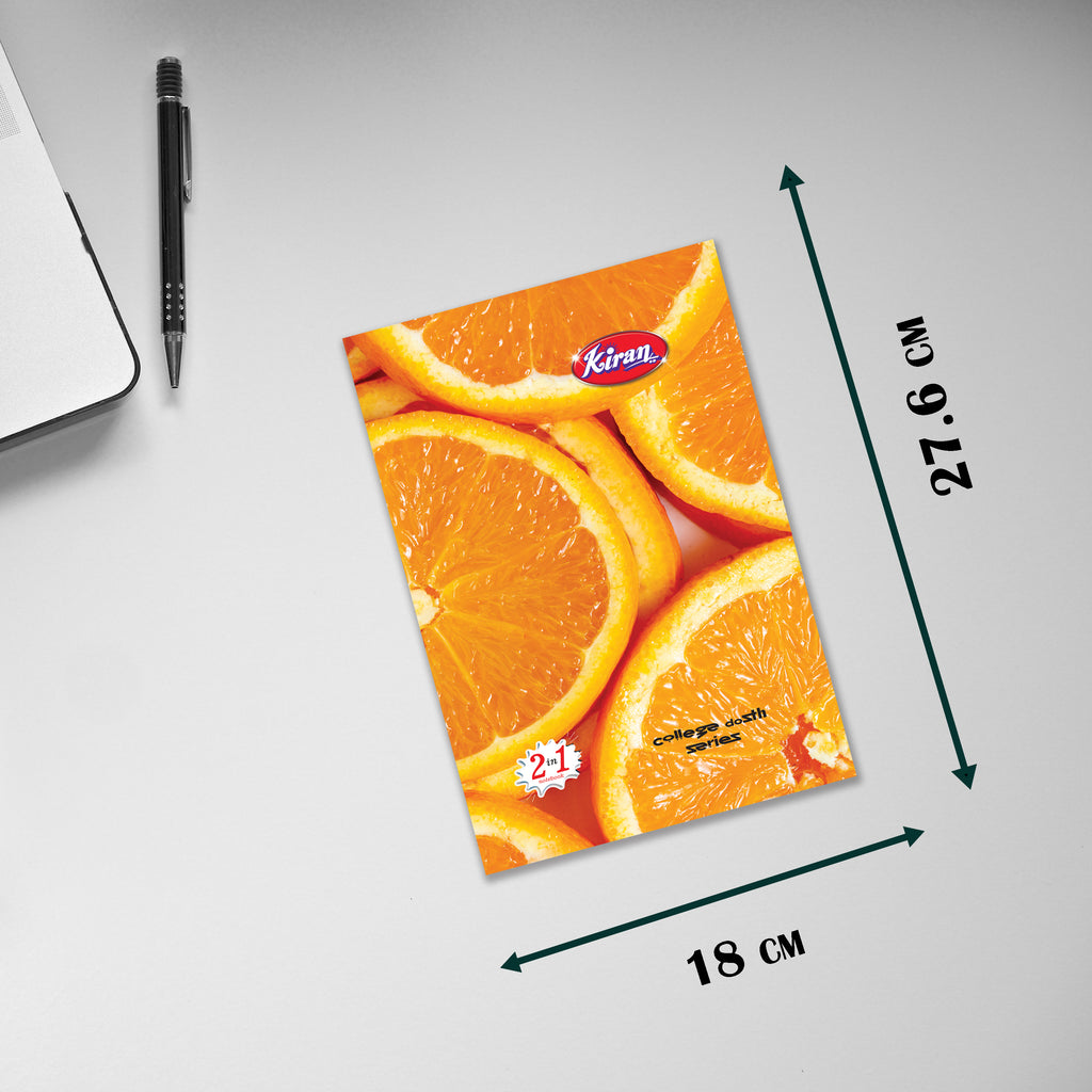 Kiran Long 2 Subject Rough Notebook 440 Pages