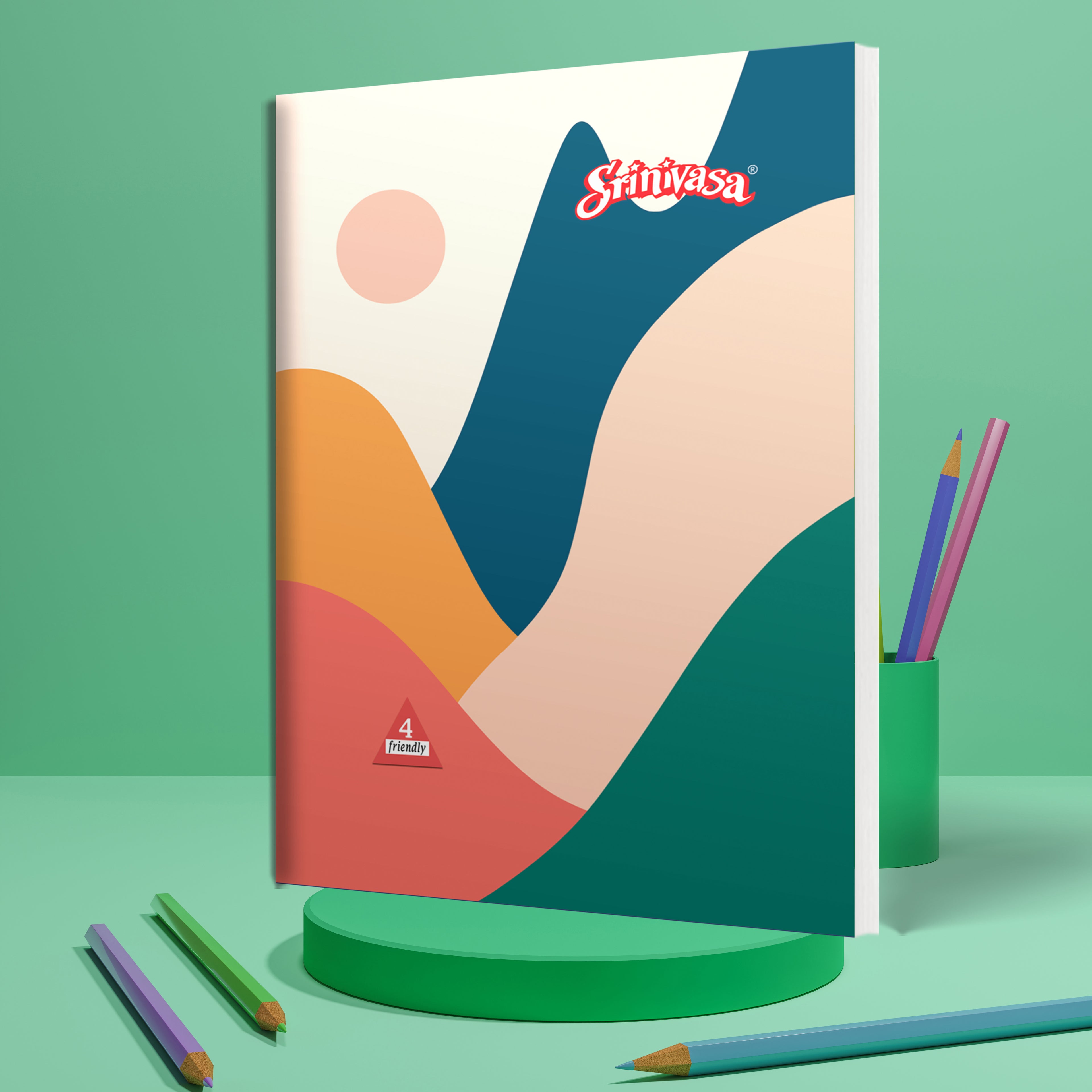 srinivasa a4 notebook cover design
