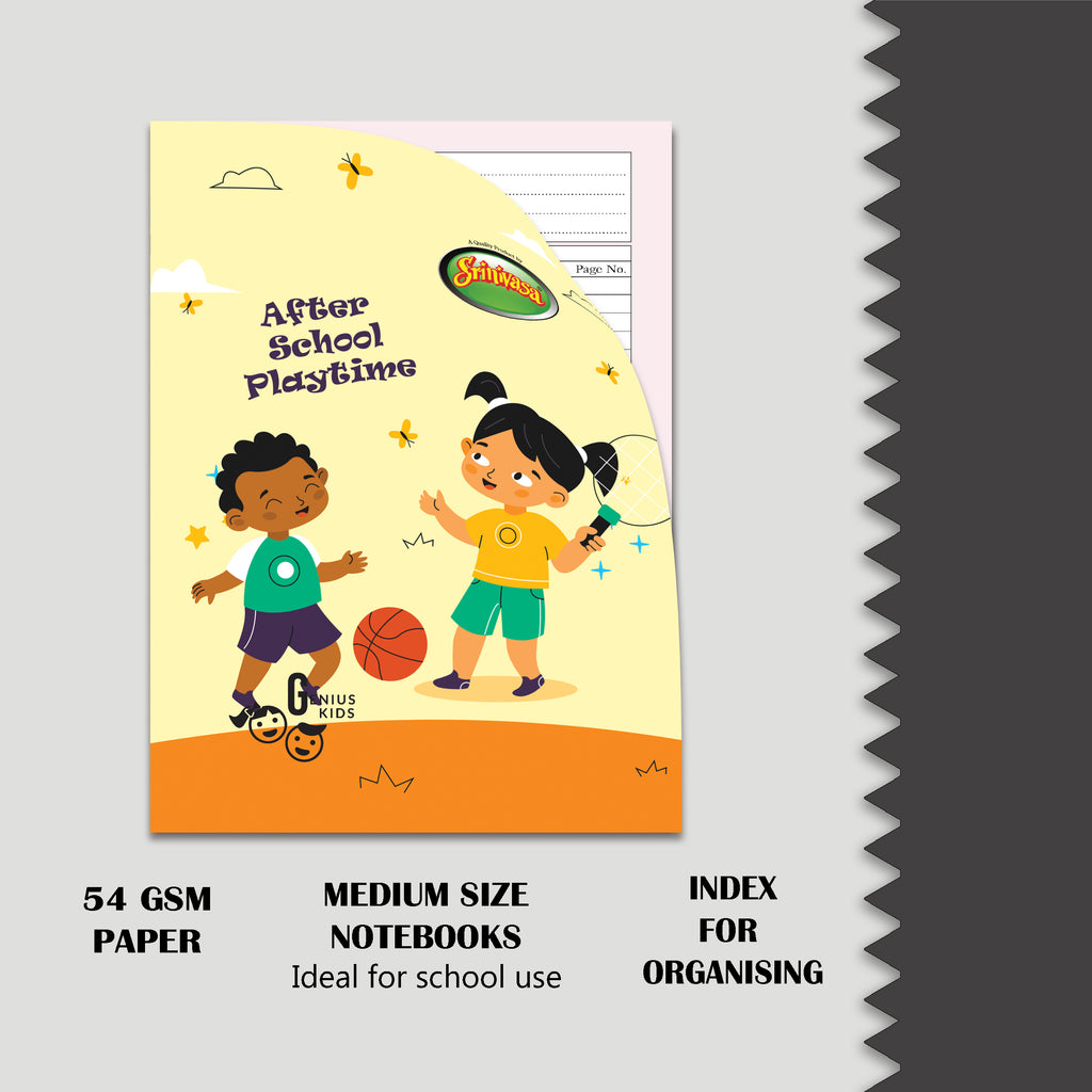 srinivasa school notebook features