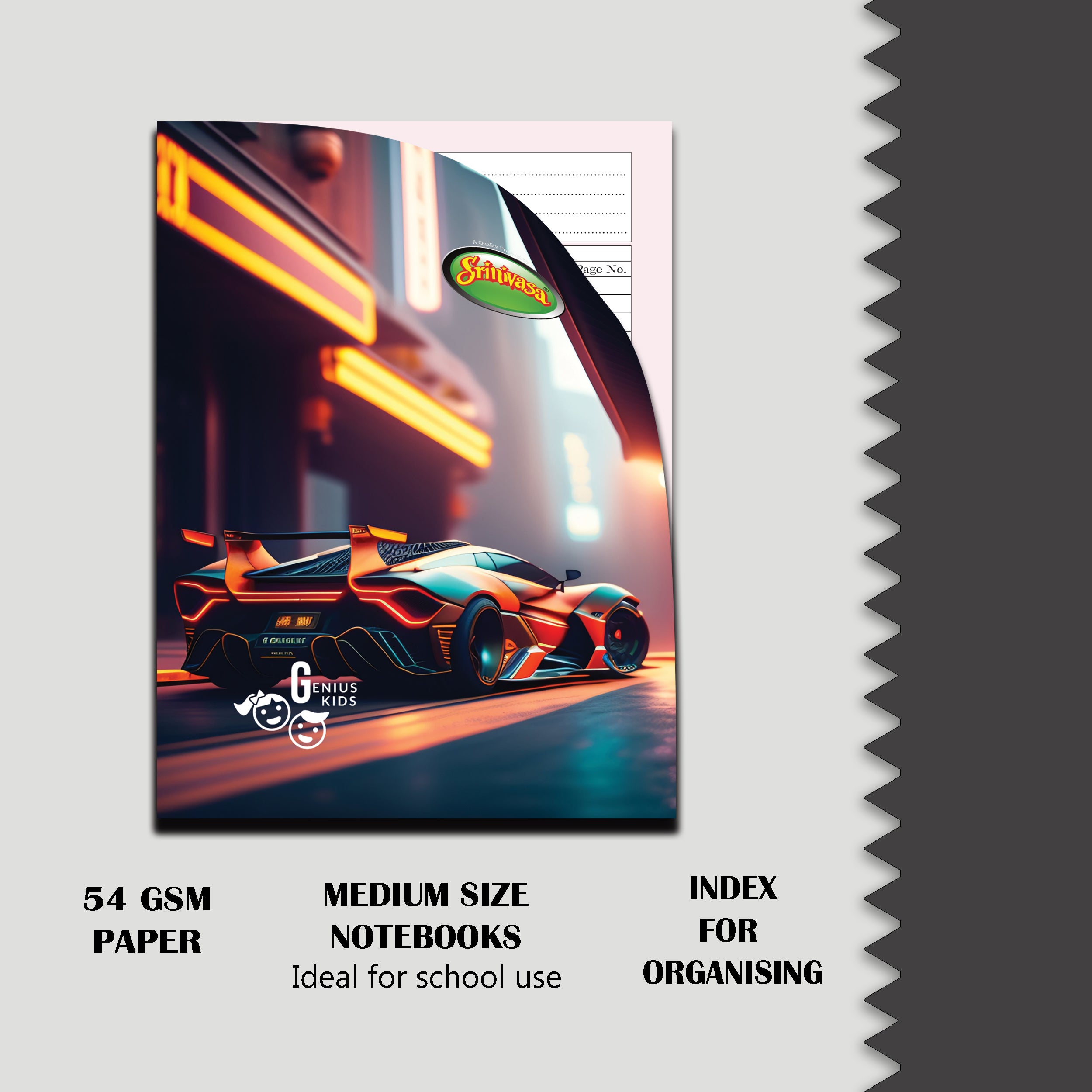 srinivasa school notebook features 